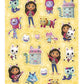 Gabby's Dollhouse Sticker Sheets 4ct