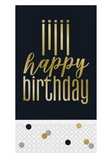Premier Stylz Birthday Glitz Guest Towels 16 Pieces - Foil Stamping