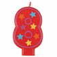 Decorative Colorful Numeral Birthday Party Cake Candle #8 Number Eight