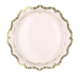 garden party scalloped edge plates