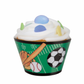 Classic Sports Cardboard Birthday Party Cupcake Wrappers 12pcs