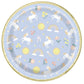 Dainty Unicorn Round 9" Dinner Plates  8ct - Foil Stamping