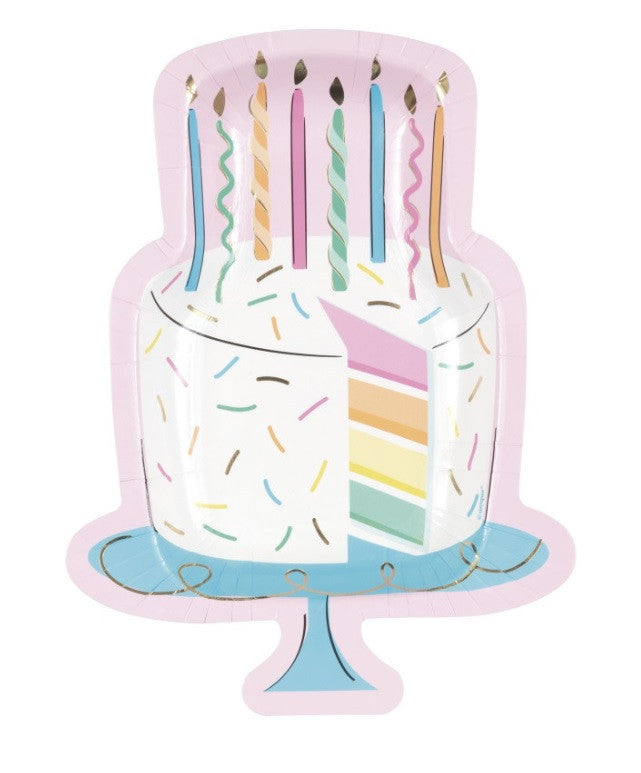 Cute Cake Shaped Dessert Plates