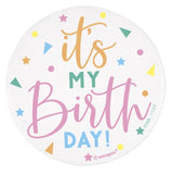 Enamel "It's My Birthday" Round 3" Badge