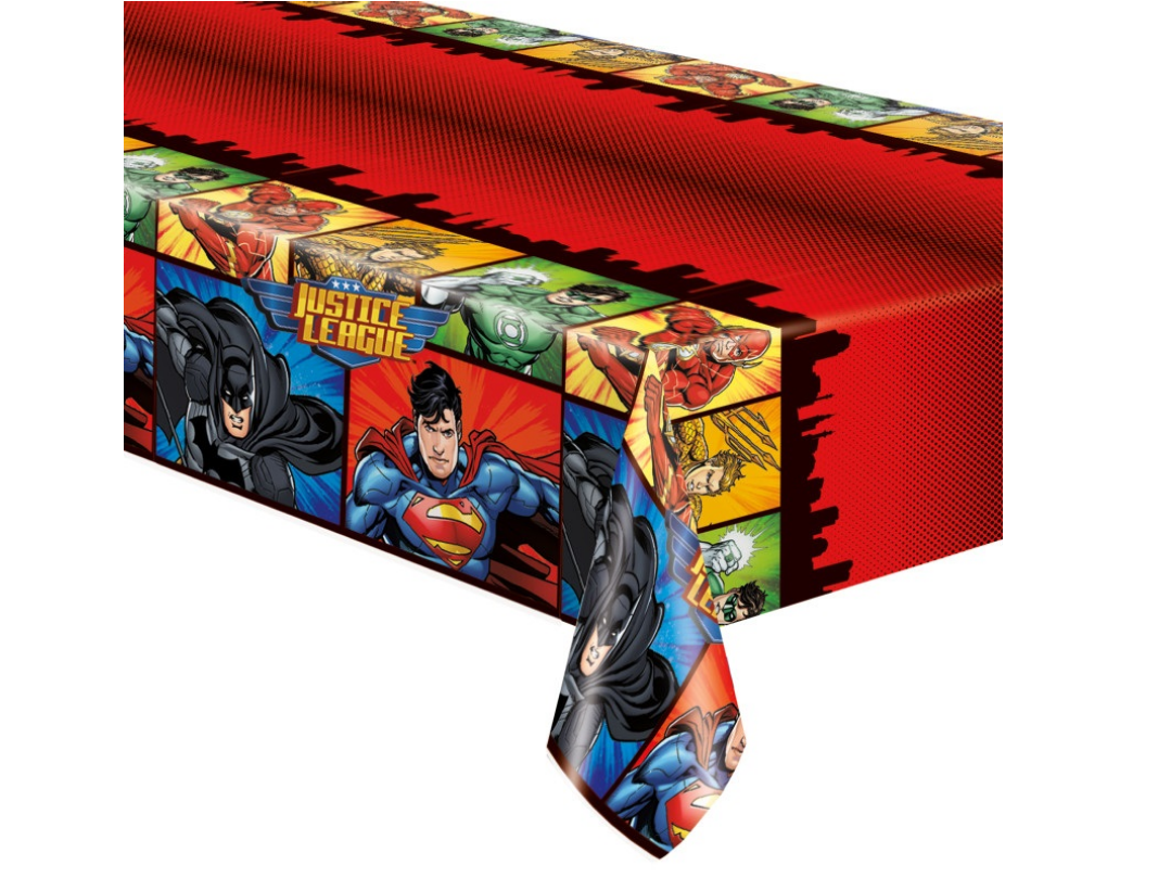 Justice League Party Table Cover