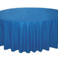 Royal Blue Round Plastic Tablecover