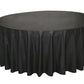 Black Round Plastic Tablecover