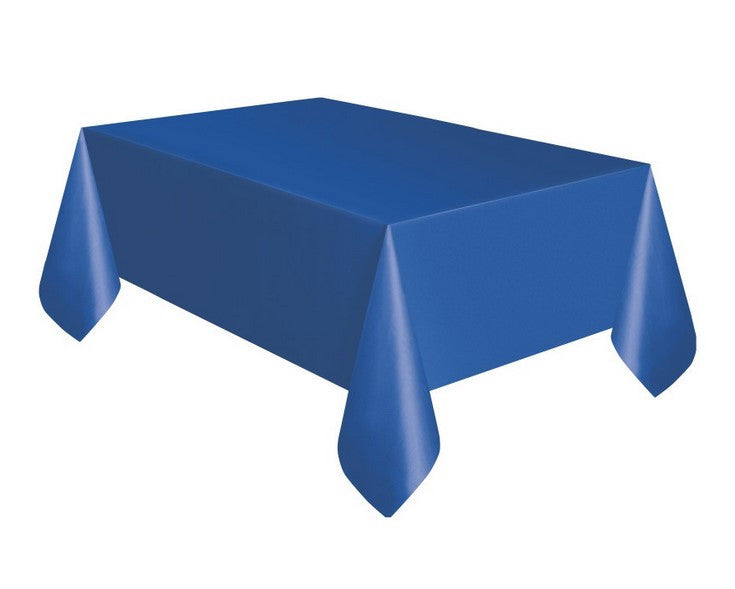 Royal Blue Plastic Tablecover