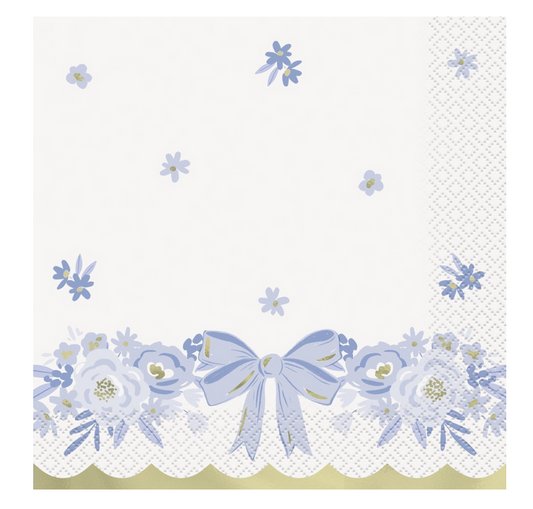 Dainty Bows Luncheon Napkins 16/CT - Foil Stamping