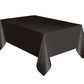 Black Plastic Tablecover