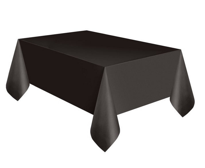 Black Plastic Tablecover