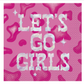 Let's Go Girls Country Napkins - 16 Pack - Iridescent Foil