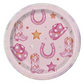 Disco Country Round 9" Dinner Plates 8 Pack- Foil Board