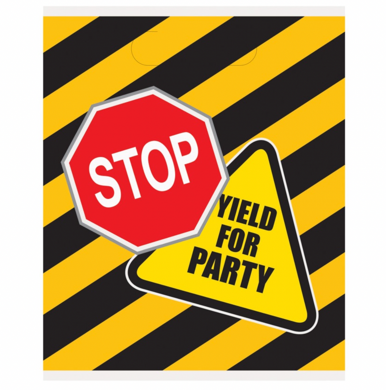 Construction Birthday Party Favor Loot Bags 8pk