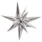 27.5" Silver Magic Star Foil Balloon Air-Fill