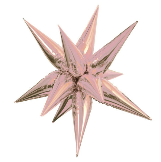40" Rose Gold Magic Star Foil Balloon Air-Fill