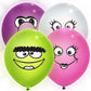 Happy Face Light Up Balloons 12ct