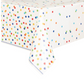 Polka Dotted Plastic Tablecover