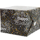 Glittering Glittery Black Silver Gold Stars Gift Wrapping Paper Giftwrap