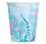 Mermaid Paper Cups Party Theme
