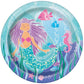 Mermaid Theme Dinner Plates
