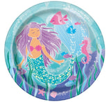 Mermaid Theme Dinner Plates