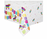 Mexican Fiesta Party Plastic Tablecover 54" x 84"