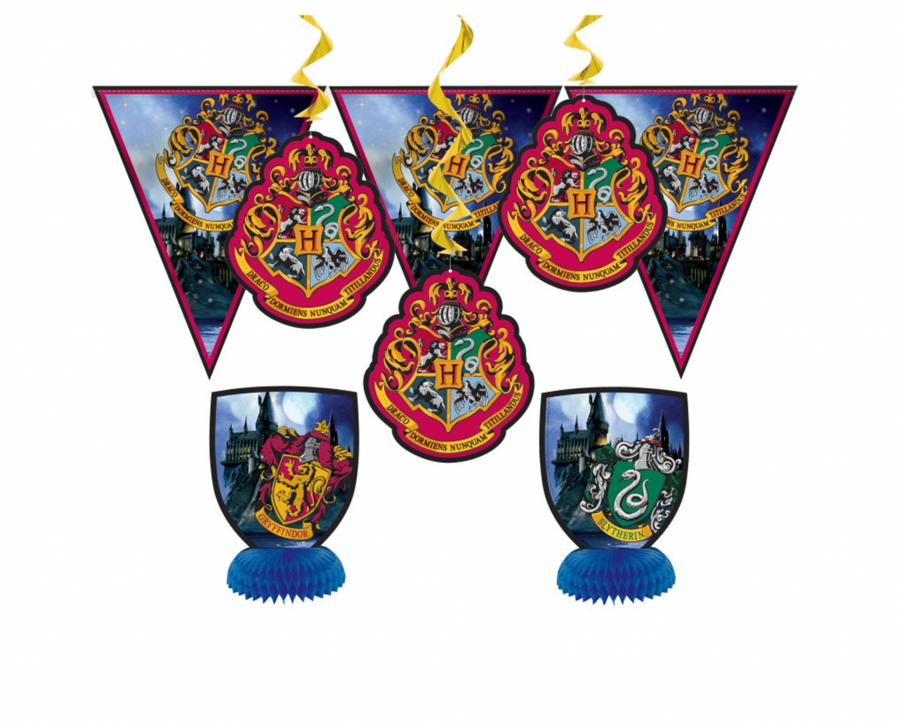 Harry Potter Hogwarts Birthday Party Decoration Kit 7pcs