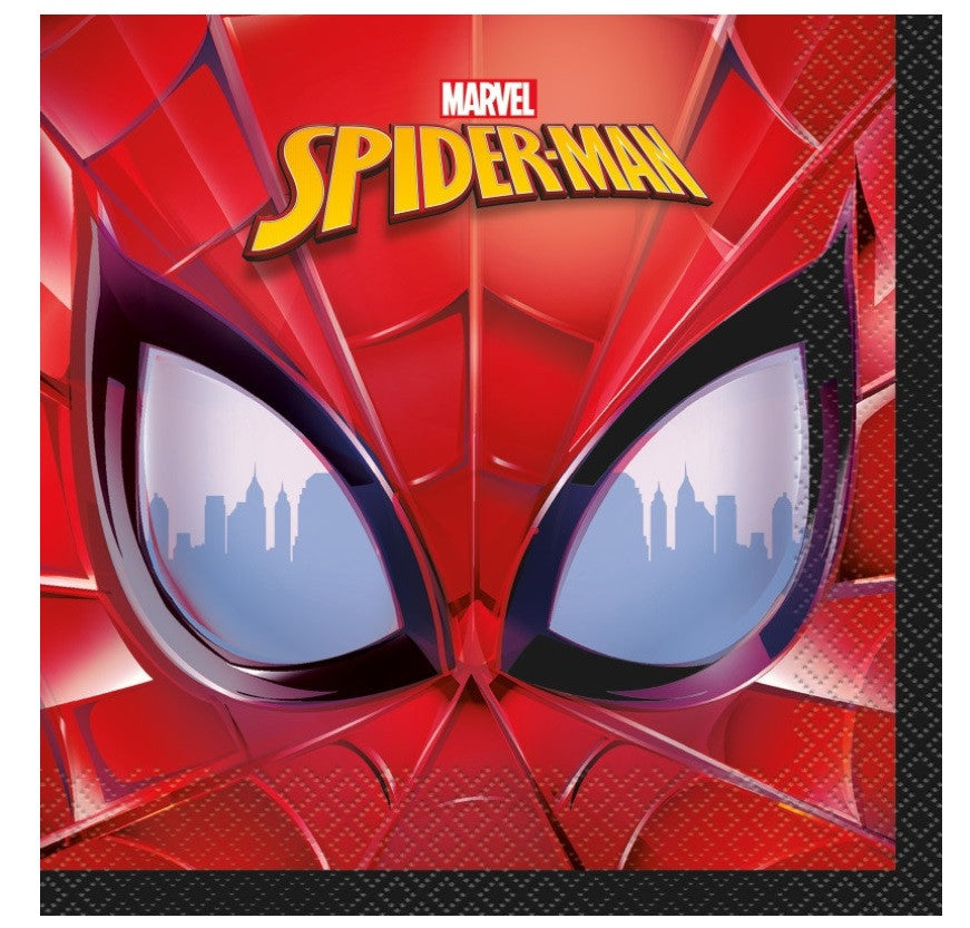 Marvel Spider-Man Birthday Party Large Napkins 16 Pack