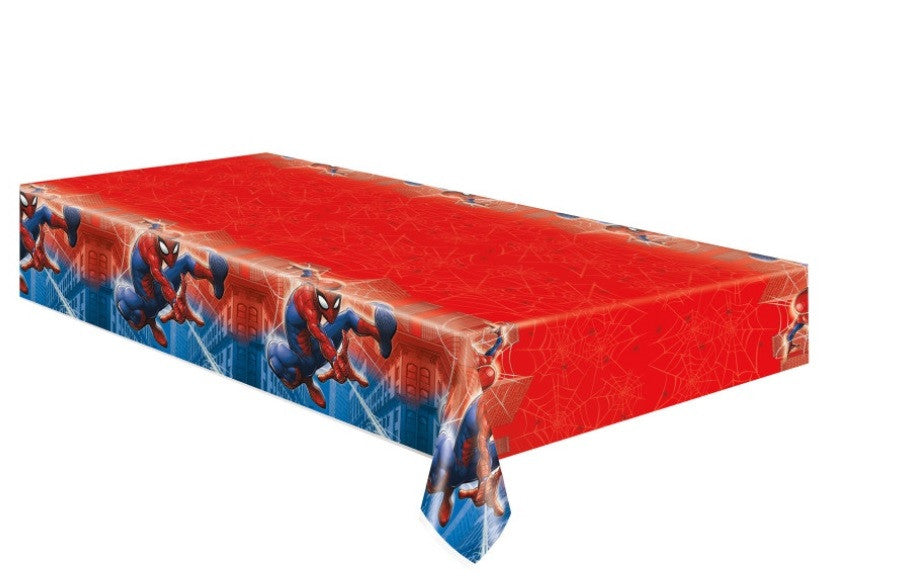 table cover spider-man plastic birthday decor