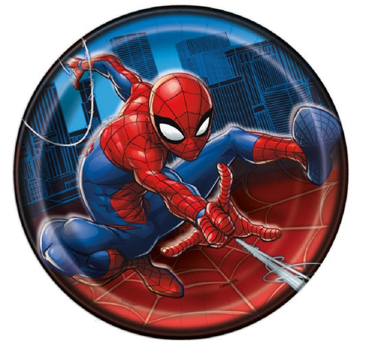 spider-man dessert plates