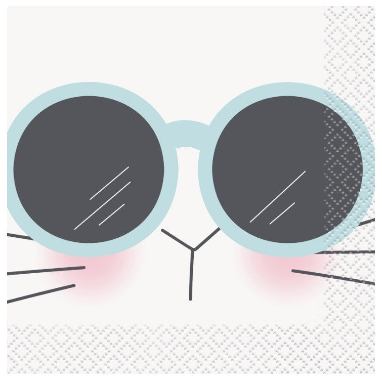 Cool Bunny Beverage Napkins