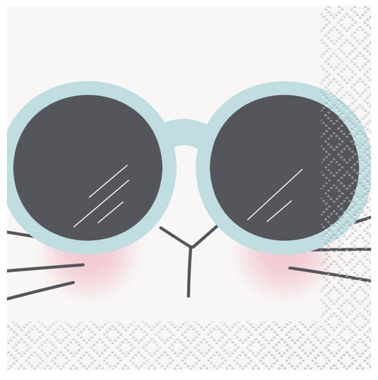 Cool Bunny Beverage Napkins