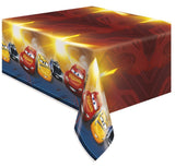 Disney Cars 3 Movie Rectangular Plastic Table Cover  54" x 84"