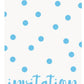 Pastel Blue Dots Invitations 8ct