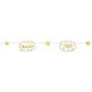 Twinkle Twinkle Little Star Paper Garland 7 Feet