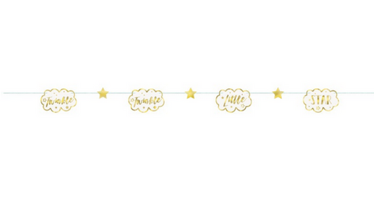 Twinkle Twinkle Little Star Paper Garland 7 Feet