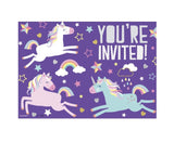 Unicorn Invitations 8ct