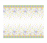 Colorful Plaid Easter Plastic Tablecover 54" x 84"