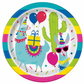 Llama Birthday Party 9" Dinner Luncheon Plates 8pk