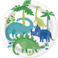 Dino Theme Dessert Plates