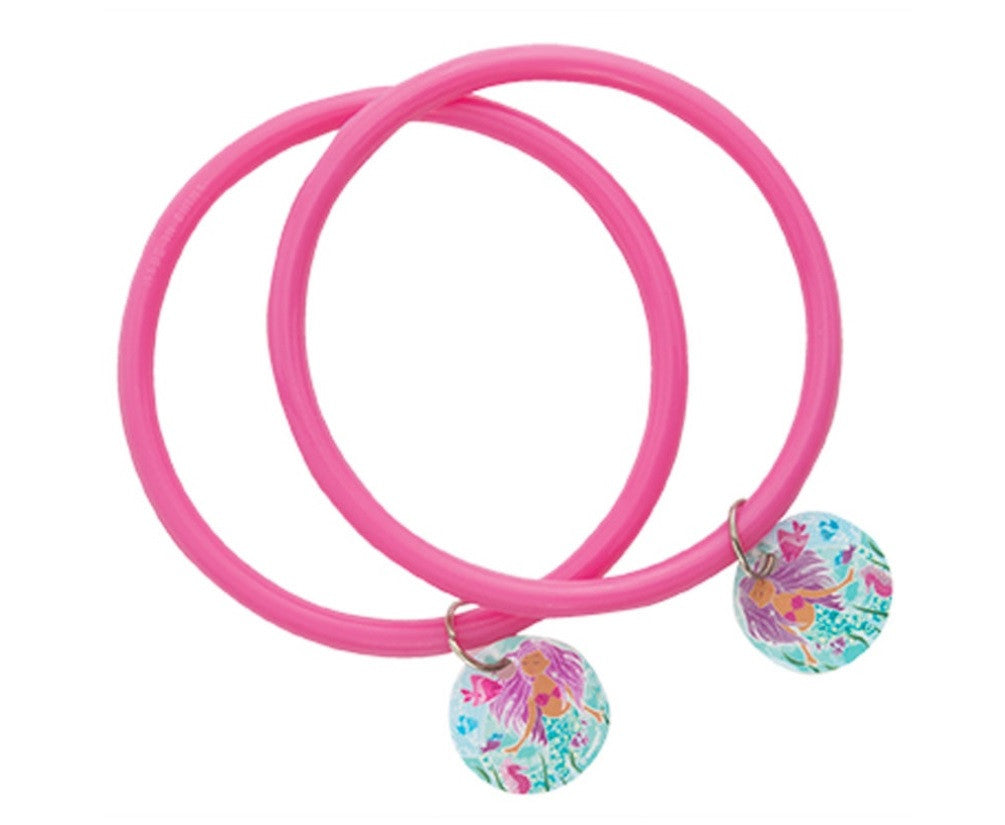 Plastic Mermaid Charm Bracelets 2ct