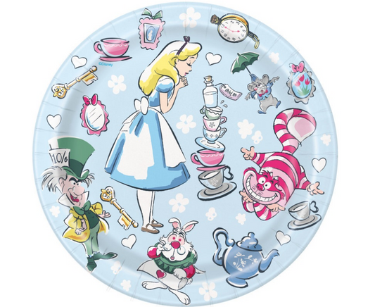Alice In Wonderland Snack Plates