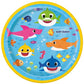 baby shark dessert party plates