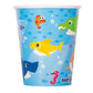 Baby shark party paper cups