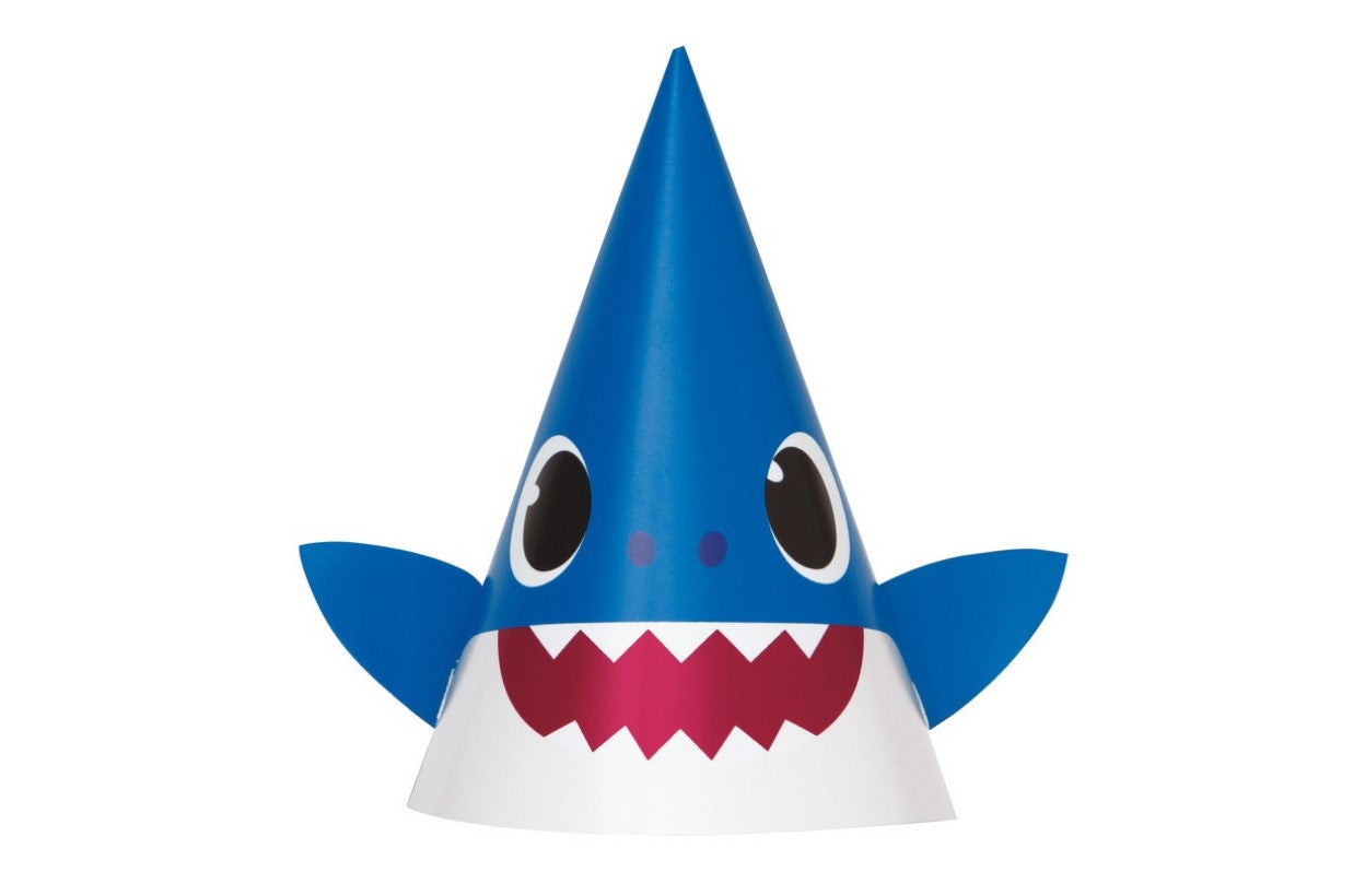 Baby Shark Party Hats Blue