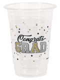 Starry Graduation 16oz Plastic Party Cups  8ct