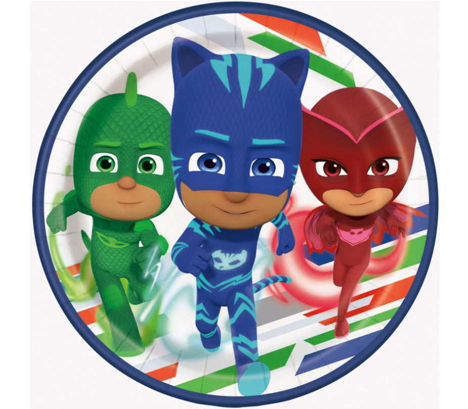 PJ Masks Dessert Plates 8pk