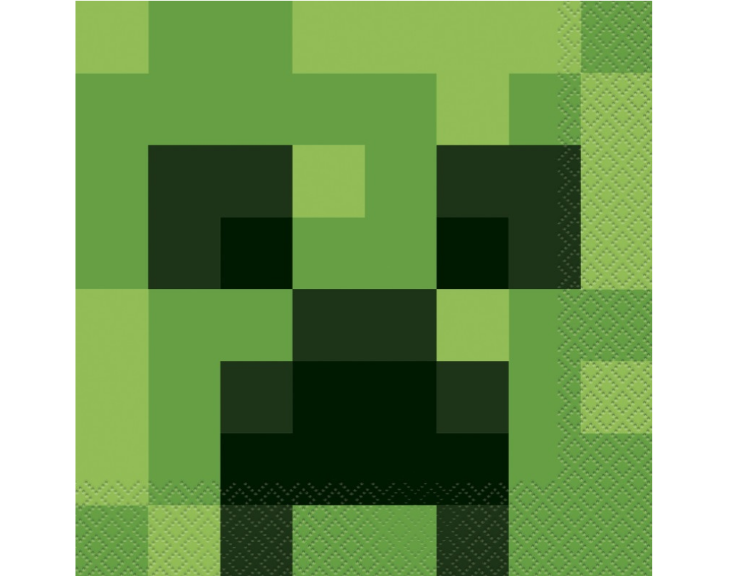 Minecraft Lunch Party Napkins