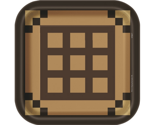 Dinner Paper Plates Minecraft